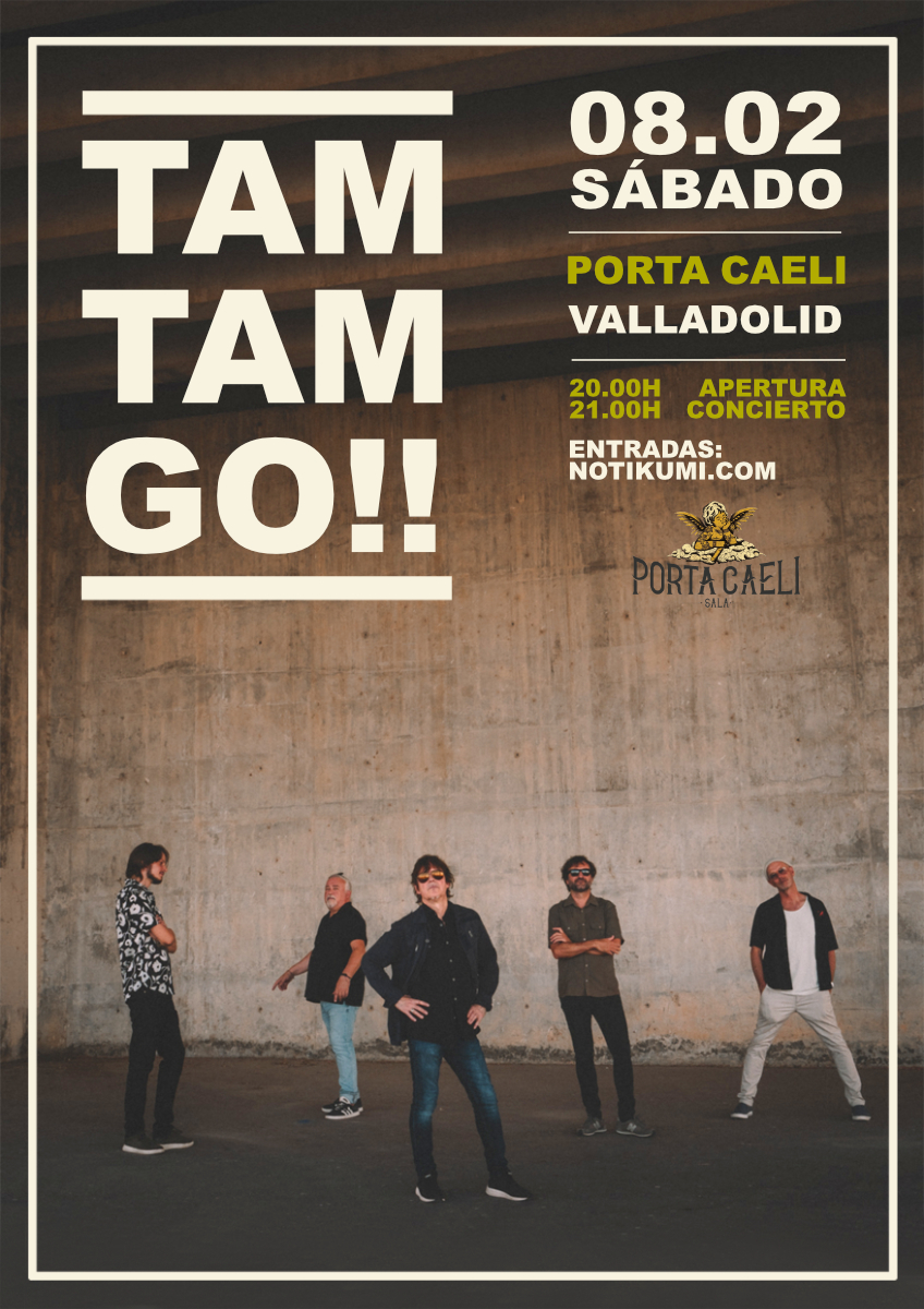 Tam Tam GO! en la la sala Porta Caeli de Valladolid
