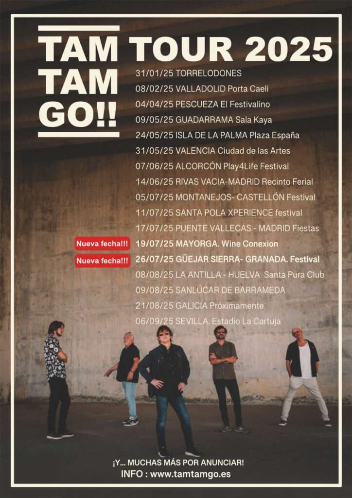 TAM TAM GO! TOUR 2025